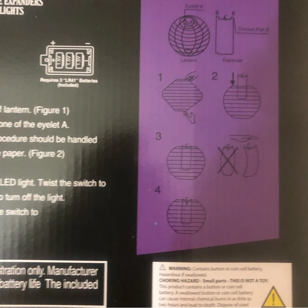 Light Up Lantern (4 count)
